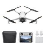 Dji Mini 3 Fly More Combo-Drohne mit grauer Smart-Controller-Funksteuerung