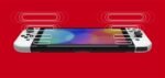 Nintendo Switch (OLED-Modell) mit Dockingstation und weißen Joy-Con-Controllern – Image 6